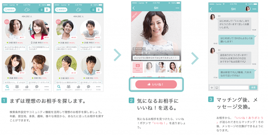 ペアーズ 使い方 女性