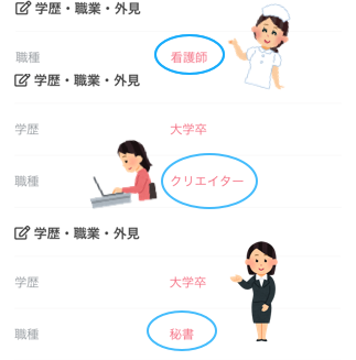 ラビット 相手の職業検索