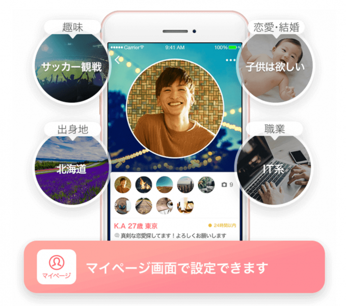 マッチングアプリwithウィズ