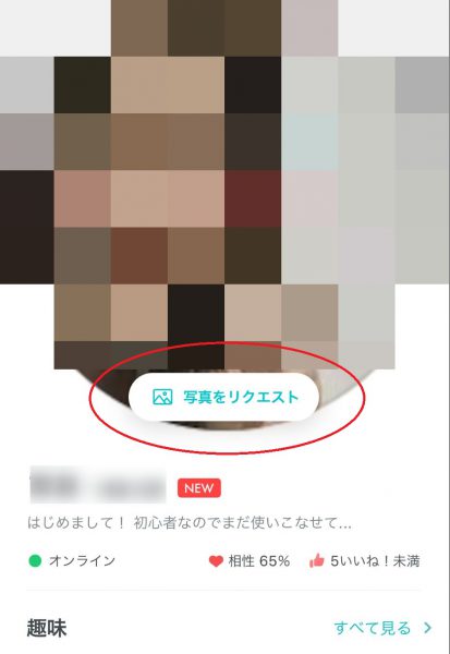 ペアーズ 写真リクエスト