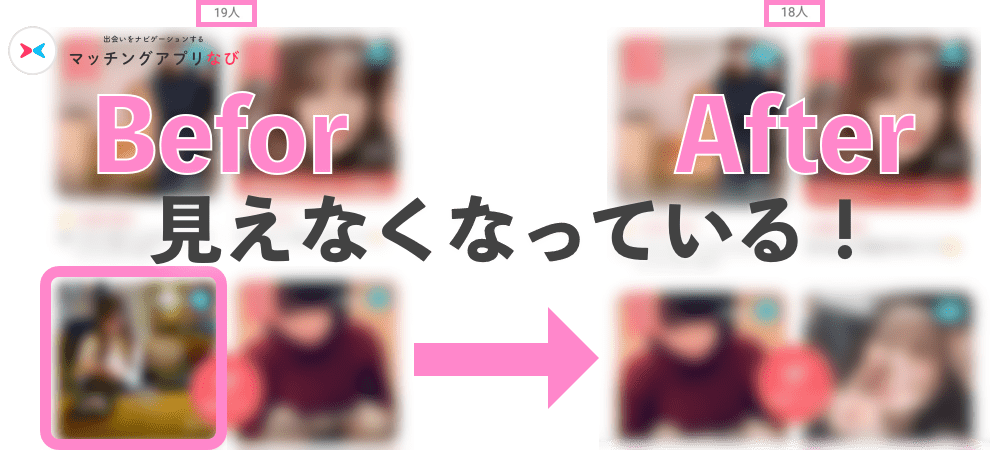検索結果ブロック前後の違い