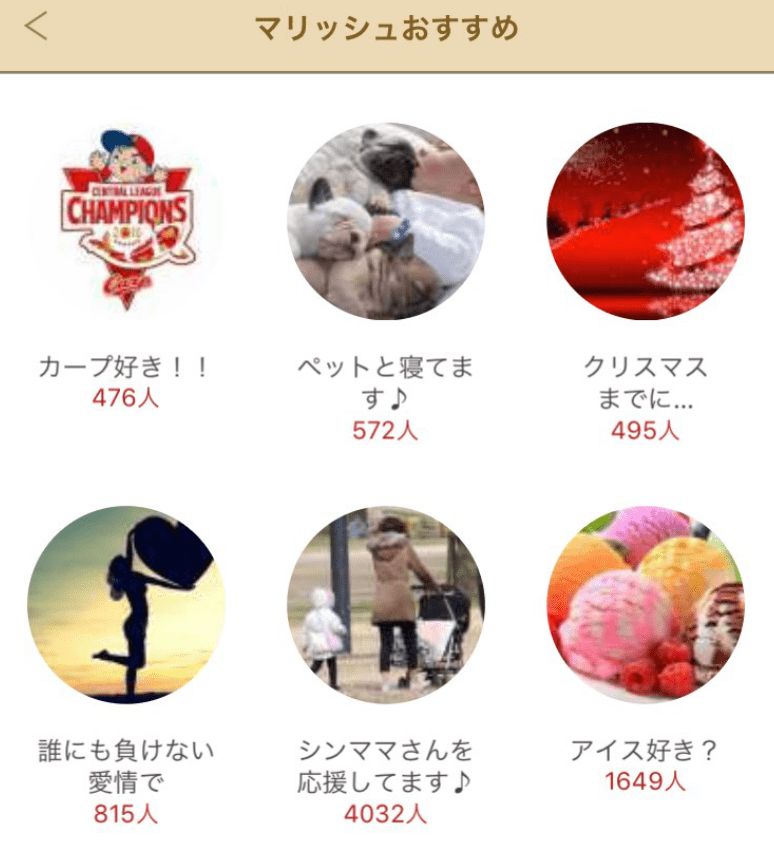 マリッシュのグループ